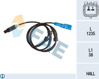 Датчик ABS FAE передний для Peugeot 508 I 2010-2018. Артикул 78233