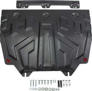 Защита АвтоБРОНЯ для картера и КПП (увеличенная) Mazda CX-5 I 2011-2017. Артикул 111.03817.1