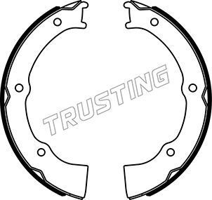 Тормозные колодки (стояночная тормозная система) Trusting. Артикул 046.229