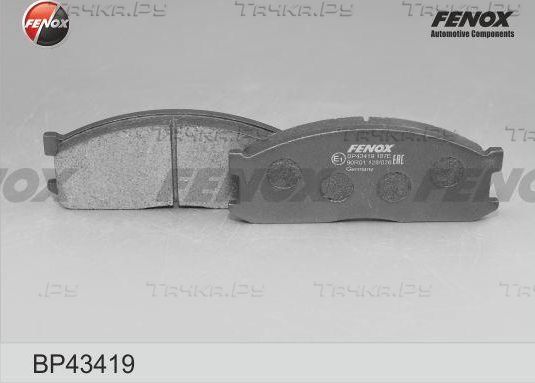 Тормозные колодки Fenox передние для Kia Bongo IV 2003-2026. Артикул BP43419