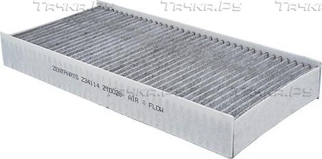 Салонный фильтр Zentparts (Активированный уголь). Артикул Z34114