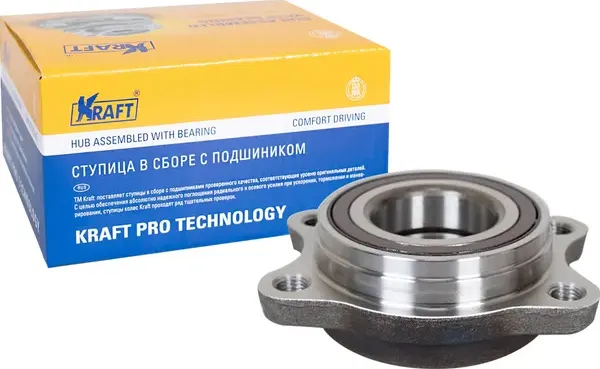 Ступица с подшипником AUDI A4/A6/A8 -05 перед.лев/прав. (Kraft) Kraft. Артикул KT100642