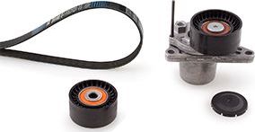 Приводной ремень поликлиновой с роликами (комплект) Gates Micro-V®. Артикул K057PK1325