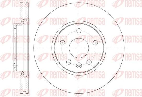 Тормозной диск Remsa. Артикул 61313.10