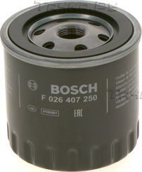 Масляный фильтр Bosch для Citroen C15 1984-1988. Артикул F 026 407 250