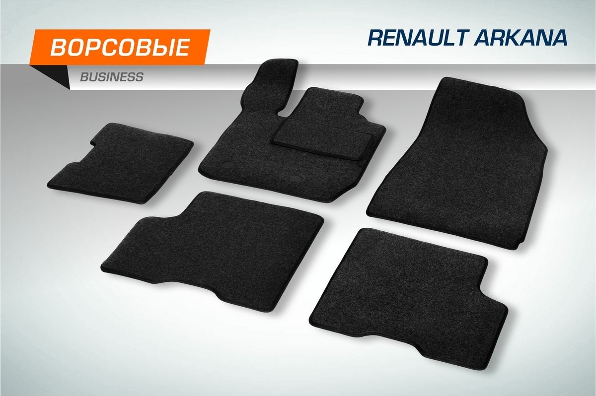 Коврики AutoFlex для салона Renault Arkana 2019-2026. Артикул 5470301