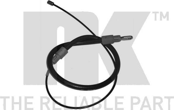 Трос ручника (тросик ручного тормоза) NK. Артикул 903334