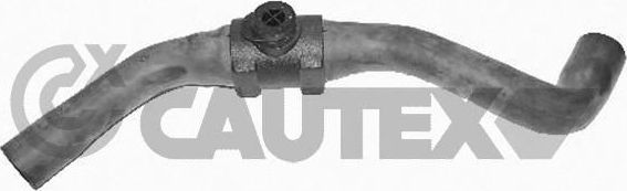Патрубок радиатора (системы охлаждения) Cautex верхний для Ford Galaxy I 1995-2006. Артикул 753501