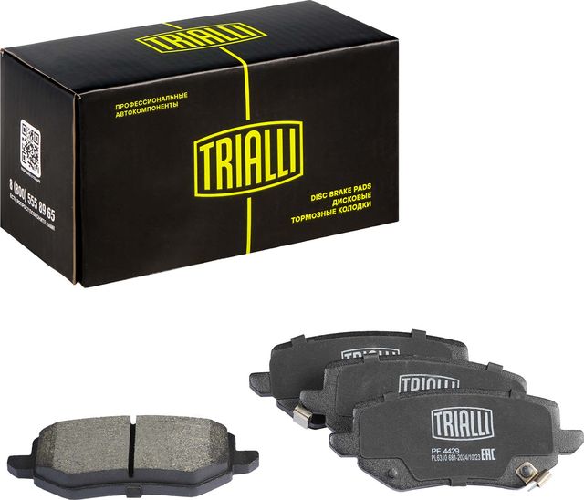 Тормозные колодки Trialli (Low-Metallic). Артикул PF 4429