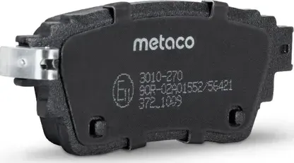 Колодки тормозные задние дисковые к-кт (Metaco) Metaco. Артикул 3010270