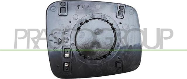 Зеркальное стекло бокового зеркала Prasco левое для Volkswagen Transporter T4 1990-2003. Артикул VG9137514