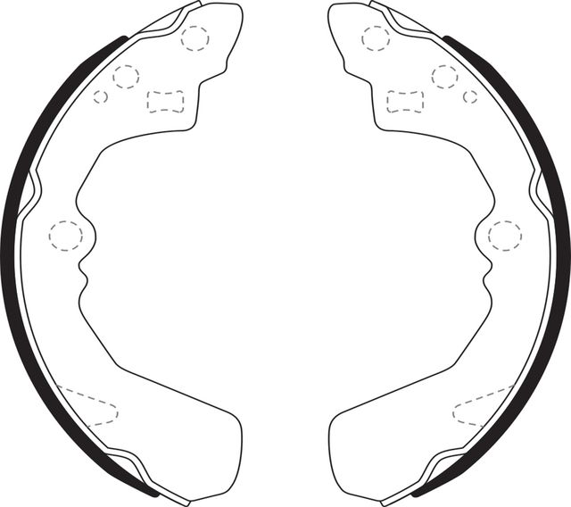 Тормозные колодки NiBK задние для Subaru Justy II 1995-2003. Артикул FN0032