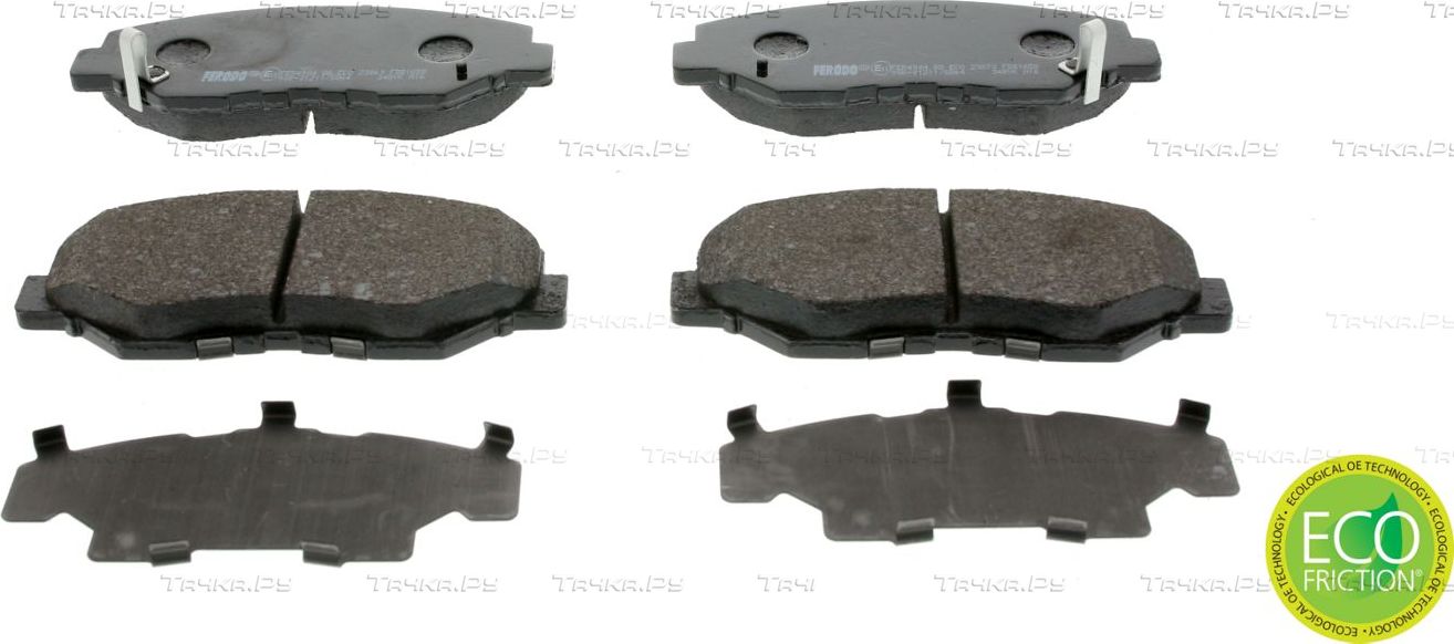 Тормозные колодки Ferodo Premier Eco Friction. Артикул FDB1658