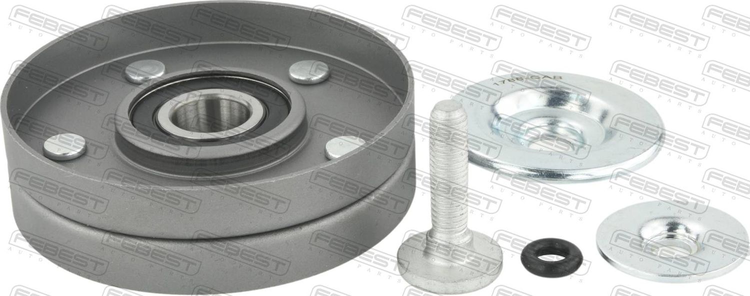 Направляющий (ведущий) ролик приводного поликлинового ремня Febest. Артикул 1788-CAB