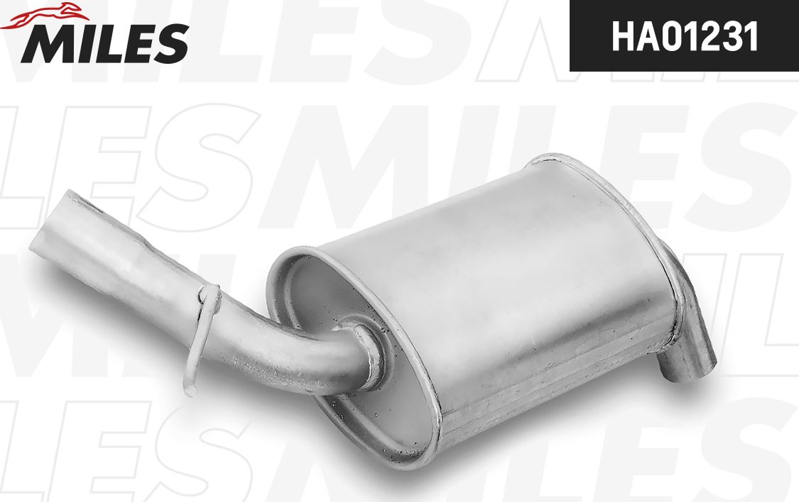 Глушитель Miles для Volkswagen Golf II 1983-1992. Артикул HA01231