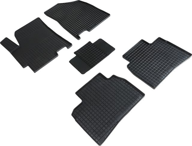 Коврики резиновые Seintex с узором сетка для салона Jaс J7 2020-2026. Артикул 96181