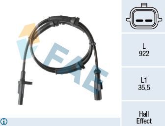 Датчик ABS FAE. Артикул 78513