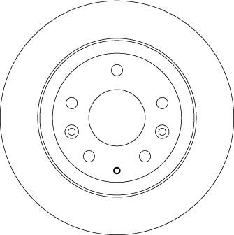 Тормозной диск TRW. Артикул DF6807