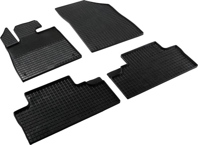 Коврики резиновые Seintex с узором сетка для салона GAC GS3 2024-2026 . Артикул 317083