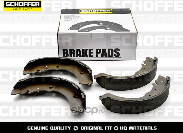 Колодки тормозные задние  MITSUBISHI L200 06- (Schoffer). Артикул SHF23007
