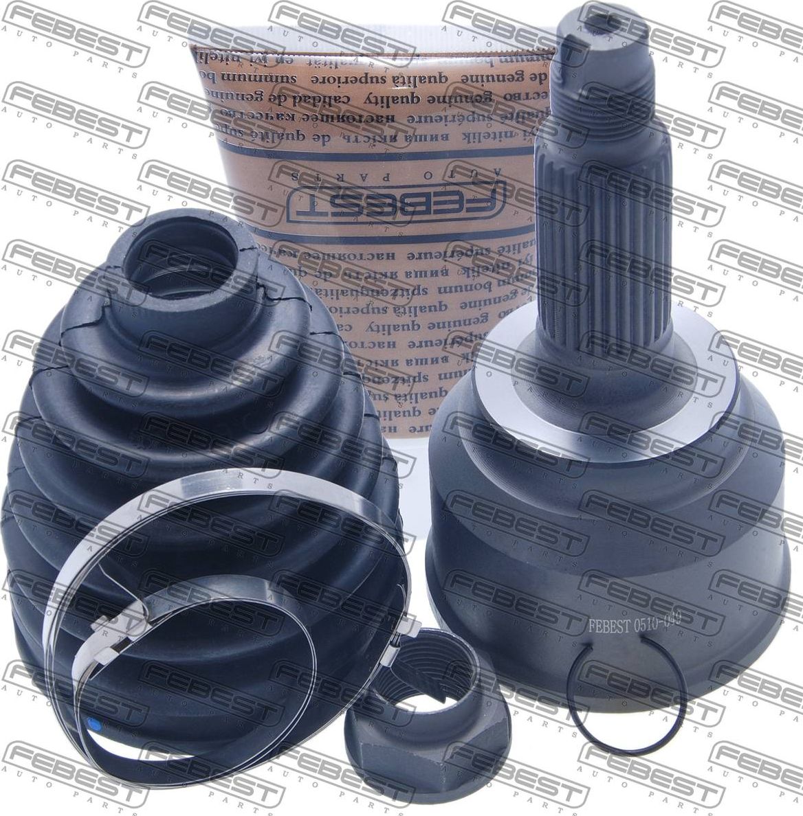 Шрус наружный (граната) Febest передний для Mazda 3 II (BL) 2008-2014. Артикул 0510-049