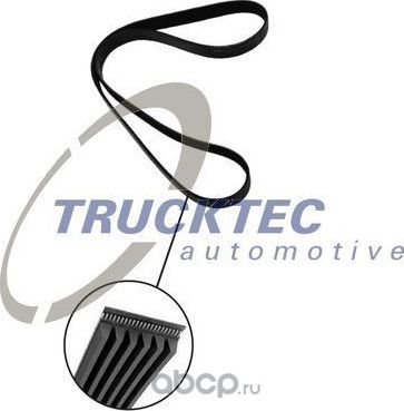 Приводной ремень поликлиновой Trucktec Automotive. Артикул 02.19.340