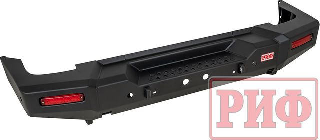 Бампер силовой РИФ передний с квадратом под фаркоп и фонарями для TANK 300 2021-2026. Артикул RIFT30-21150