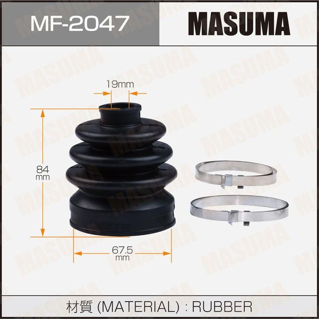 Пыльник ШРУСа наружный Masuma передний для Subaru Vivio 1992-1995. Артикул MF-2047