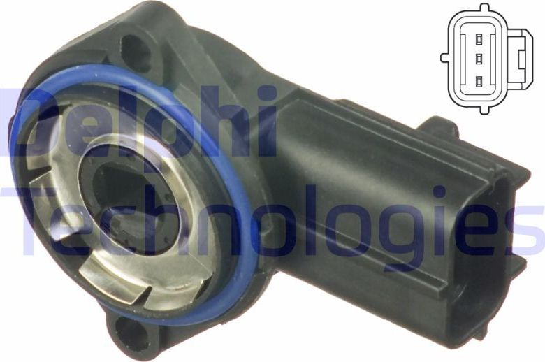 Датчик положения дроссельной заслонки Delphi. Артикул SS10528-12B1