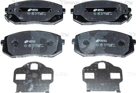 Тормозные колодки Remsa передние для Hyundai ix35 I 2009-2015. Артикул 1302.02