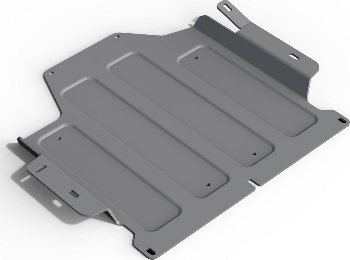 Защита алюминиевая Rival для КПП Nissan Patrol Y61 рестайлинг 2004-2010. Артикул 2333.4116.1.6