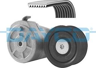 Приводной ремень поликлиновой с роликами (комплект) Dayco для Scania 4 1996-2008. Артикул KPV029HD