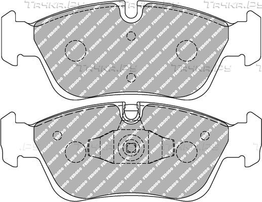 Тормозные колодки FERODO RACING DS2500. Артикул FCP1751H