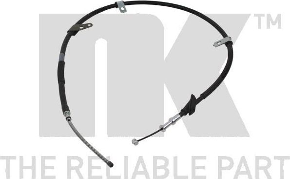 Трос ручника (тросик ручного тормоза) NK. Артикул 904412