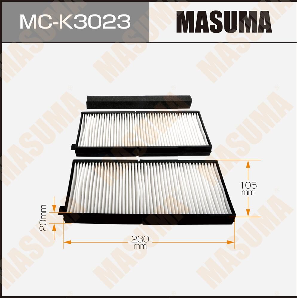 Салонный фильтр Masuma. Артикул MC-K3023