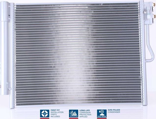 Радиатор кондиционера (конденсатор) Nissens (алюминий) для Opel Meriva B 2013-2017. Артикул 940677