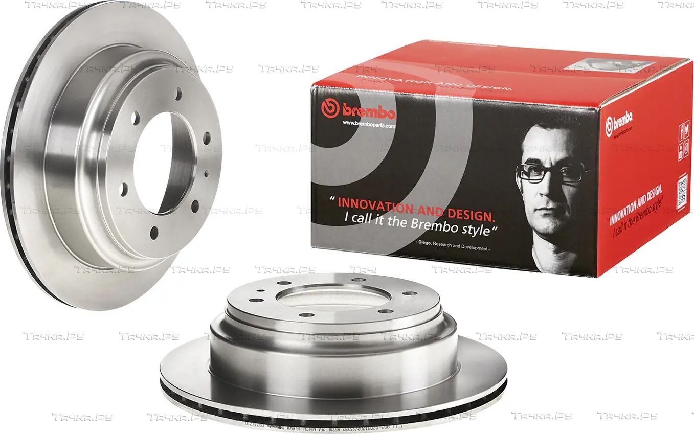 Тормозной диск Brembo задний для Opel Monterey A 1991-1998. Артикул 09.7377.10