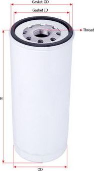 Масляный фильтр Sakura. Артикул C-7101