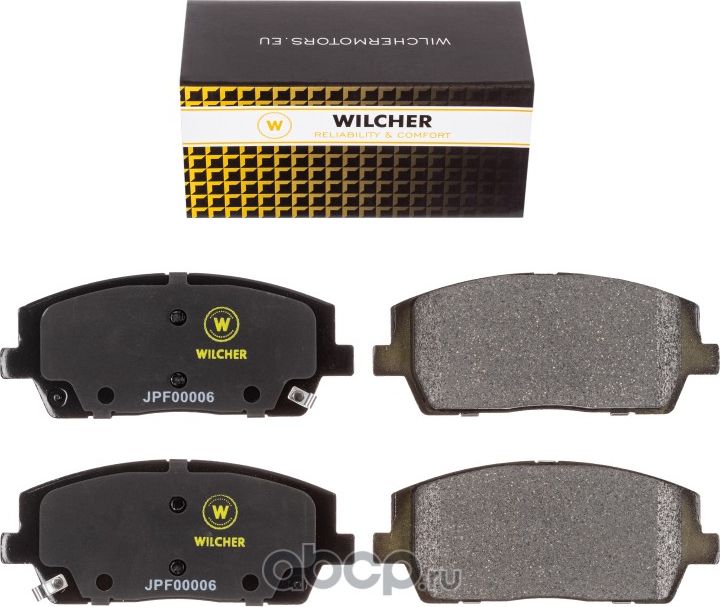 Колодки тормозные передние (Wilcher). Артикул JPF00006