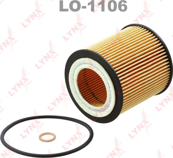 Масляный фильтр LYNXauto для BMW 2 F22 2013-2026. Артикул LO-1106