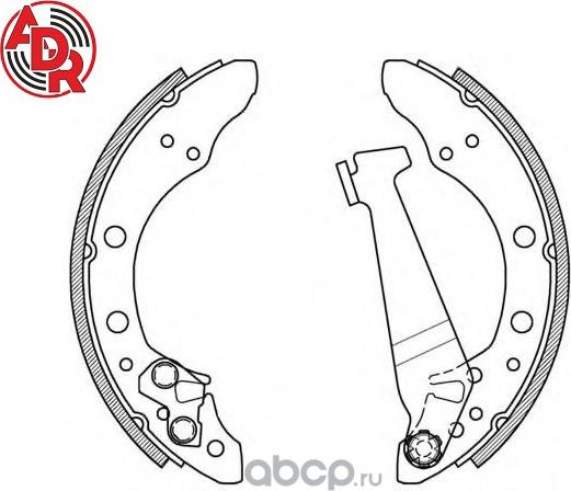 Колодки тормозные задние (ADR) ADR. Артикул ADR462721