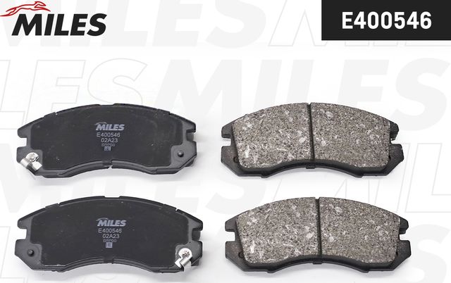 Тормозные колодки Miles (Low-Metallic). Артикул E400546