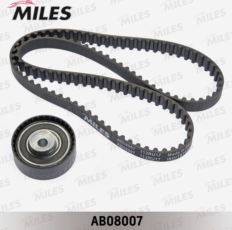 Ремень ГРМ с роликами (комплект) Miles. Артикул AB08007