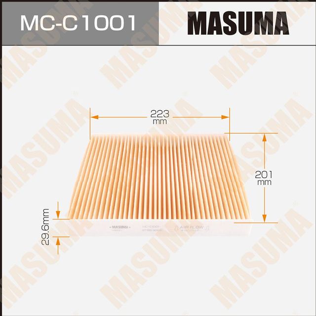 Салонный фильтр Masuma. Артикул MC-C1001