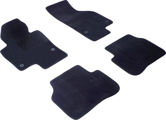 Коврики текстильные Seintex на нескользящей основе для салона Volkswagen Passat B7 2011-2014. Артикул 82393