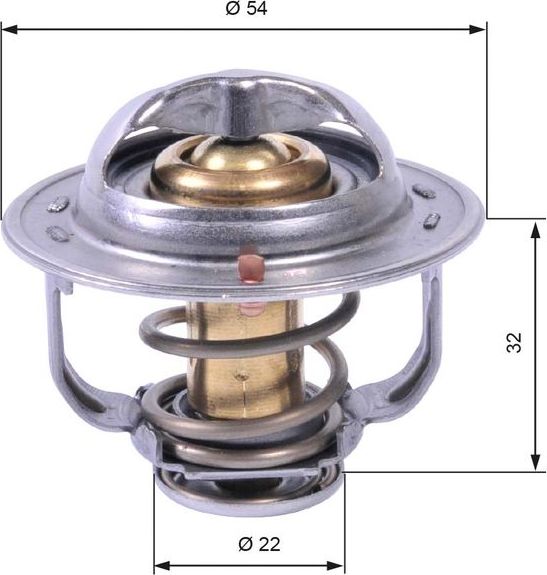 Термостат Gates для Opel Zafira B 2008-2015. Артикул TH42589G1