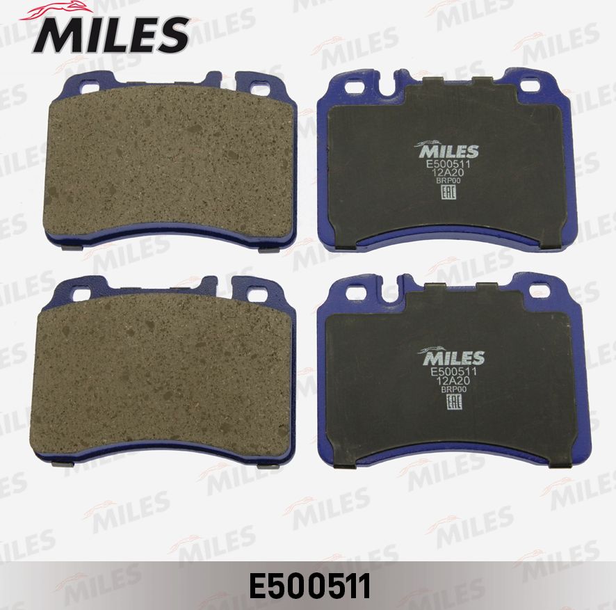 Тормозные колодки Miles (Керамика). Артикул E500511