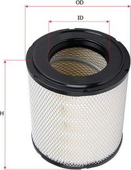 Воздушный фильтр Sakura. Артикул A-1177