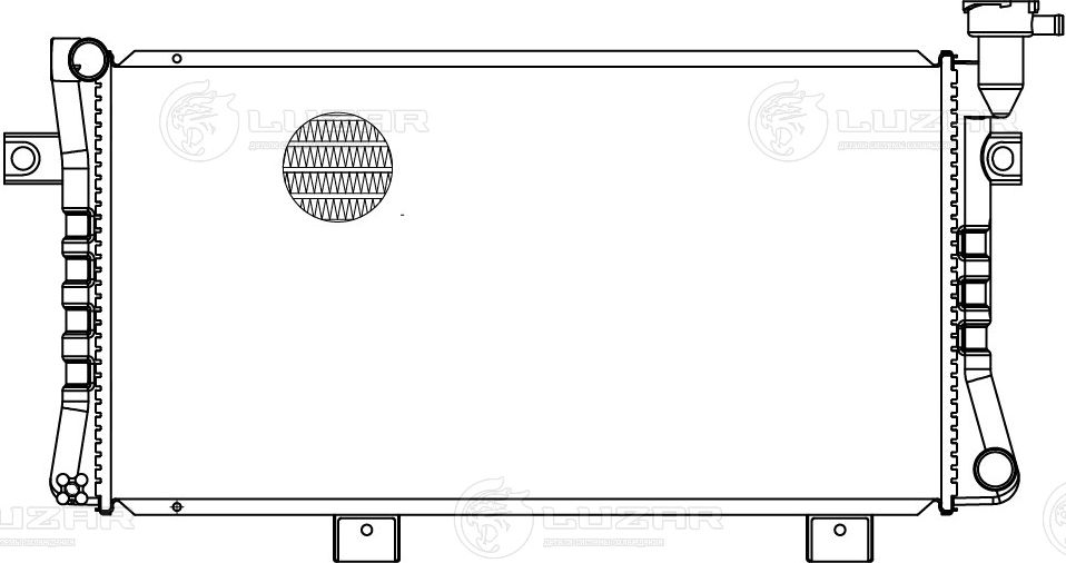 Радиатор охлаждения двигателя Luzar. Артикул LRc 0134