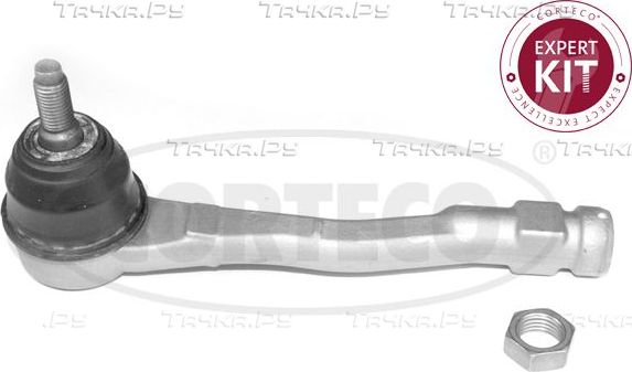 Наконечник рулевой тяги Corteco правый для Citroen C4 I 2004-2011. Артикул 49399047